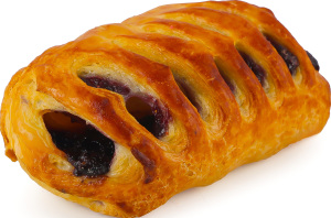 Слойка с черничной начинкой Danish 100г