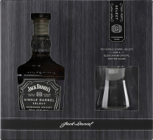 Набор подарочный Виски Single Barrel 45% 0.7л + стакан Jack Daniel's к/у
