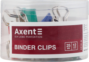 Біндери 25мм №4410-А Axent 12шт