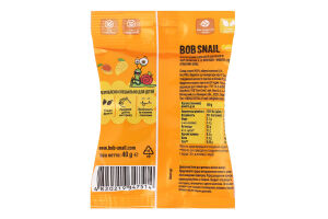 Снэк фруктовый для детей от 12мес Mango Baby Bob Snail м/у 40г