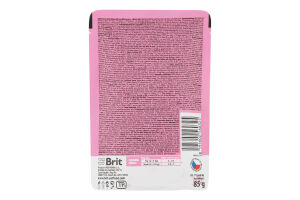 Корм д/собак малих порід з філе курки та тунця в соусі 85г пауч Бріт Кеа