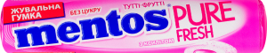 Гумка жувальна Тутті-фрутті Pure fresh Mentos м/у 15.75г