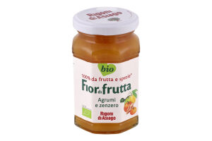 Джем з імбиром органічний пастеризований Цитрусовий мікс Bio Fiordifrutta с/б 260г