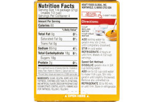 JELL-O Gelatin Dessert Mango