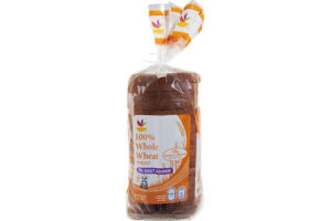 Ahold 100% Whole Wheat Bread No Salt Added