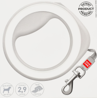 Повідець-рулетка д/собак до 40кг р.XS-M 2,9м Ваудог Нейлон