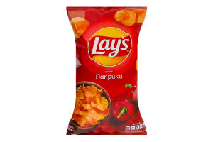 Чипсы картофельные Паприка Lay's м/у 120г