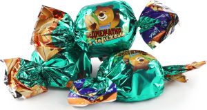 Конфеты Медвежонок с орехом Konti кг