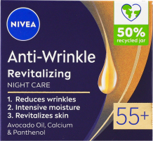 Крем нічний проти зморщок Ревіталізація 55+ Nivea 50мл