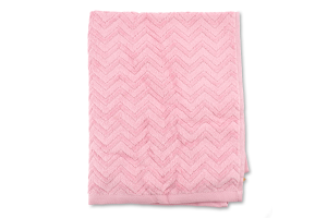 Рушник рожевий махровий велюр жакард 50*90см 550г/м2 ГМ Текстайл