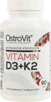 Добавка диетическая таблетки Vitamin D3+K2 OstroVit 90шт