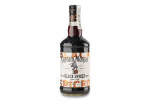 Напій алкогольний 0.7л 40% на основі карибського рому Black Spiced Captain Morgan пл