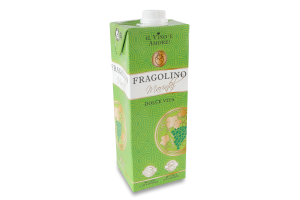 Вино виноградне ароматизоване напівсолодке "Марінталь Фраголіно" біле 1,0л "Tetra-Pak"