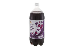 Ahold Diet Soda Grape Caffeine Free