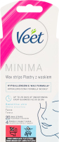 Смужки для депіляції воскові для чутливої шкіри обличчя Minima Veet 20шт