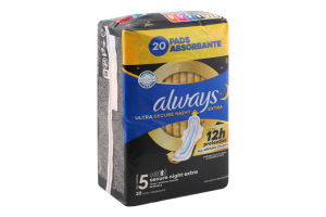 Прокладки Always Ultra Secure Night Extra
