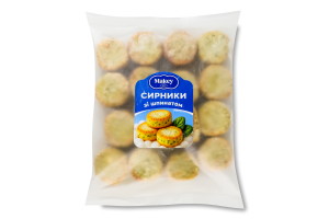 Сирники заморожені смажені зі шпинатом Makey м/у 1кг