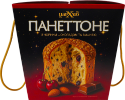 Кекс Панеттоне с черным шоколадом и вишней Цар хліб к/у 450г