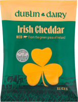 Сир 48% твердий сичужний нарізаний Irish Cheddar Red Dublin Dairy м/у 150г