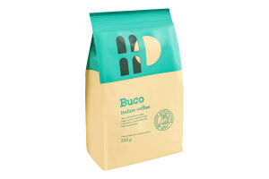 Кофе натуральный жареный молотый Italian coffee Buco м/у 200г