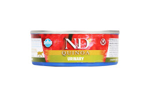 Корм д/котів N&D Urinary з качкою кіноа журавлиною та ромашкою 80г ж/б Farmina