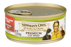 Newman's Own Chicken & Salmon Formula Premium Cat Food