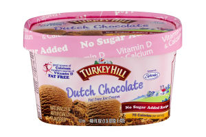 Turkey Hill No Sugar Added Fat Free Ice Cream Dutch Chocolate