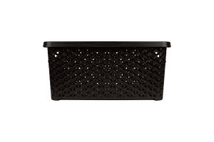 Кошик 10л коричневий з кришкою Diomedea