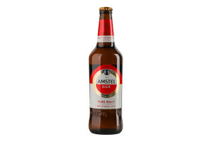 Пиво 500мл 5% світле фільтроване пастеризоване Amstel пл