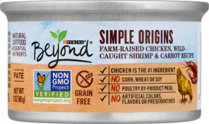 Purina Beyond Cat Food Farm-Raised Chicken, Wild-Caught Shrimp & Carrot