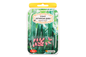 Насіння Огірок Китайське диво дражоване 2,5г Яскрава