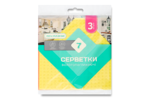 Серветки вологопоглинаючі 7 3 шт.