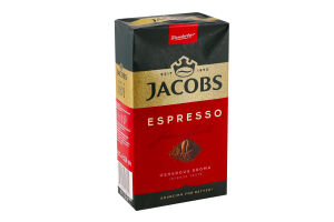 Кава натуральна смажена мелена Espresso Jacobs м/у 230г