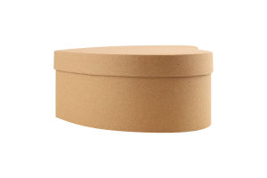 Коробка подарункова Серце крафтове 22*20*9см Parus Yang