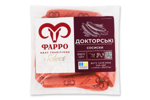 Сосиски Докторські Фарро в/с кг