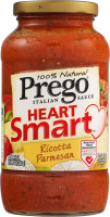 Prego Heart Smart 100% Natural Italian Sauce Ricotta Parmesan