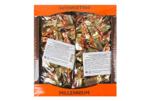 Цукерки шоколадні з начинкою та цілими горіхами Golden Nut Millennium кг