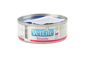 Корм д/котів Vet Life Struvite д/розчинення струвітних уролітів 85г ж/б Farmina