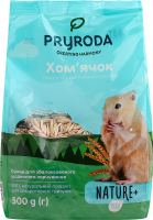Корм повнораціонний для хом'яків Хом'ячок Nature+ feed Pryroda м/у 500г