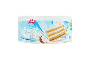 Торт бисквитный с кокосом Snow Cake Tarta к/у 420г