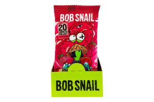 Цукерки фруктово-ягідні натуральні Яблуко-малина Multiversum Bob Snail м/у 2x10г
