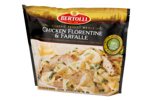 Bertolli Classic Skillet Meals Chicken Florentine & Farfalle