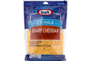 Kraft 2% Sharp Cheddar