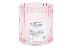 Свічка воскова в склянці 8,5*10см в асортименті