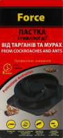 Пастка від тарганів та мурах тривалої дії Force 6шт