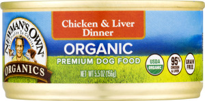 Newman's Own Organics Chicken & Liver Organic Premium Dog Food