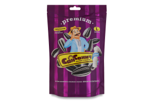 Семечки подсолнечника жареные соленые Премиум полосатые Сан Санич д/п 140г