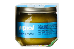 Пюре Nipiol овочеве