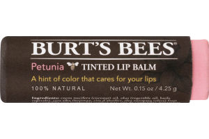 Burt's Bees Tinted Lip Balm Petunia