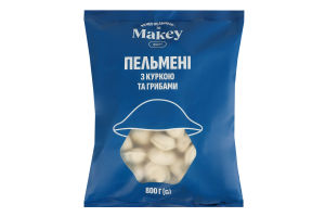 Пельмени с курицей и грибами Makey м/у 800г